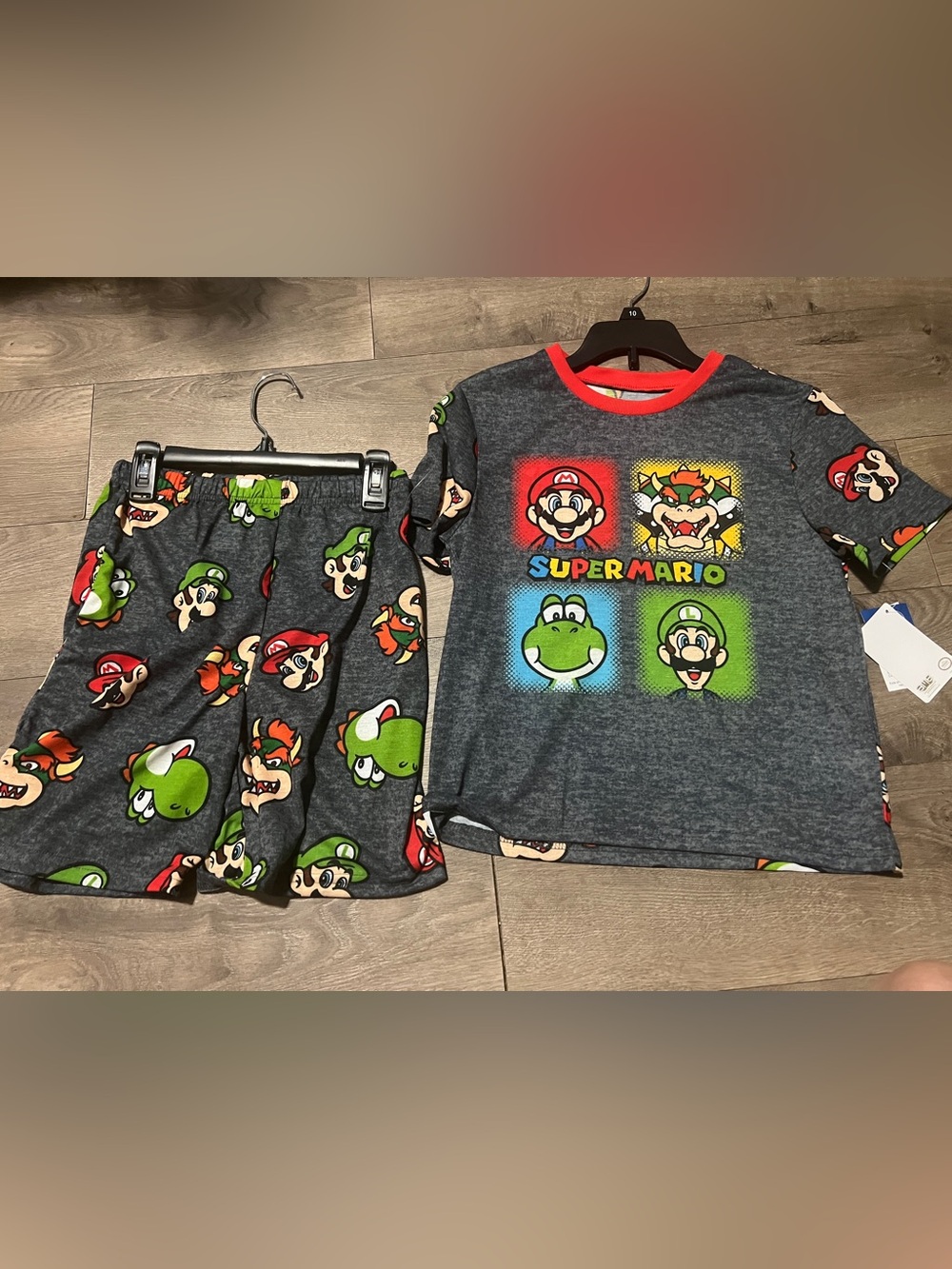 Nintendo 2 Piece Pajama Set Size 10 New
